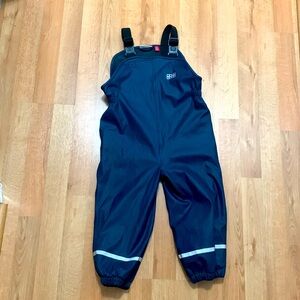 LEGOWEAR children’s rain pants w. suspenders and microfleece lining